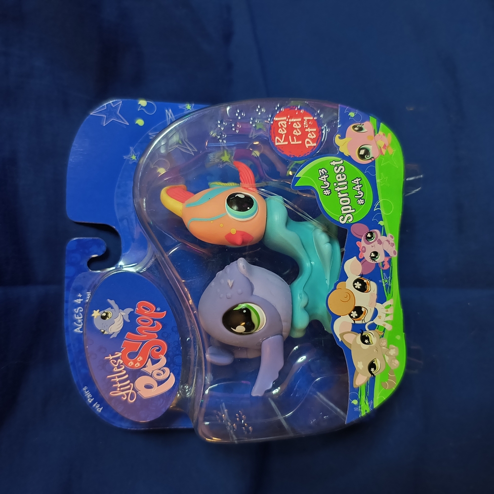 Littlest Pet Shop Whale and Angelfish